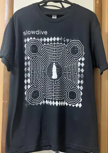 slowdive asia 2024 투어 티셔츠 사이즈 S
