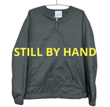 STILL BY HAND BL0364 신살레이트 풀오버 블루종 46
