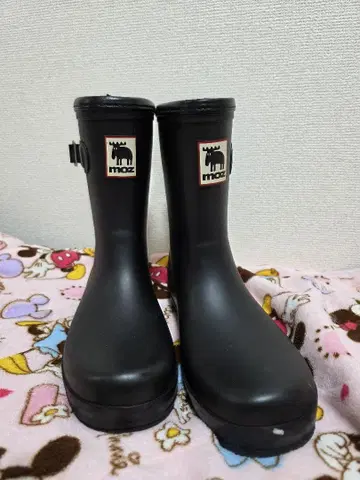 moz 블랙 장화 버클 포함