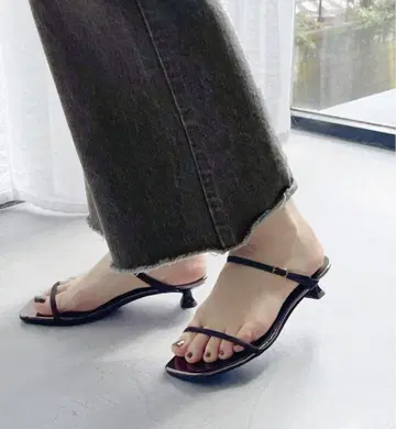 LE TALON 3.5cm 더블 스트랩 샌들
