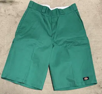 DICKIES 하프 팬츠 케리 그린 숏 팬츠 34인치