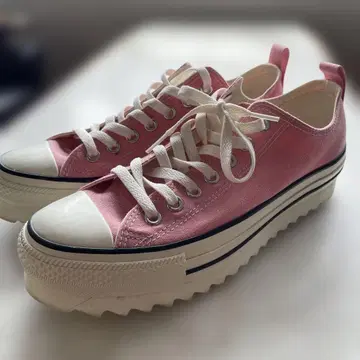 ALL STAR 핑크 통굽 스니커즈