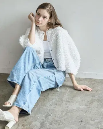 재입고 없음 carla 카를라 fluffy jacket