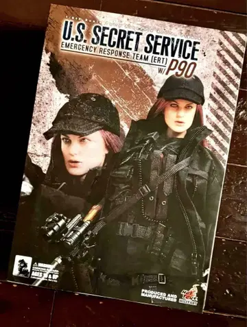 U.S. SECRET SERVICE ERT w/ P90 피규어