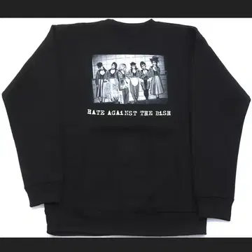 BiSH 맨투맨 블랙 타워 레코드 against