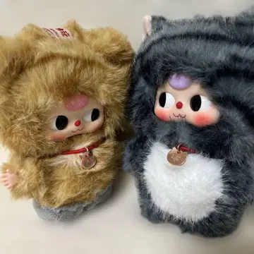 babythree 봉제 인형 고양이 시리즈 세트 우리