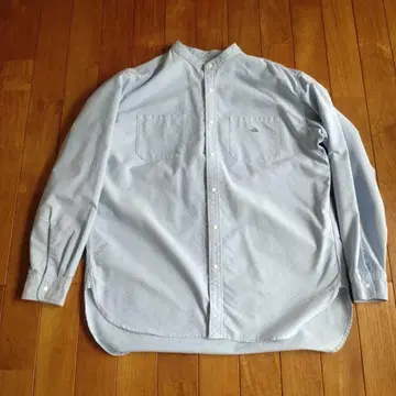 THE NORTH FACE 퍼플 라벨 밴드 카라 셔츠 L
