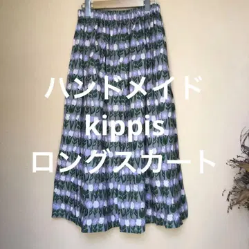 핸드메이드 kippis 롱 플레어 스커트 F