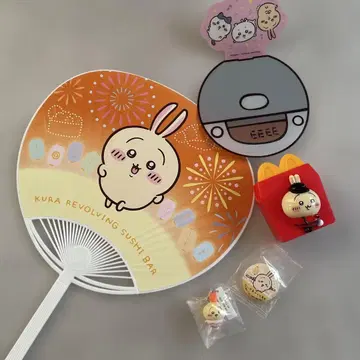 치이카와 (먼작귀) 토끼 쿠라스시 맥 5종 세트