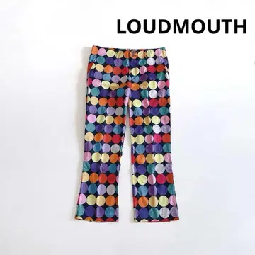 라우드 마우스 골프 롱 팬츠 36/2XL 올 패턴 블랙 멀티 컬러