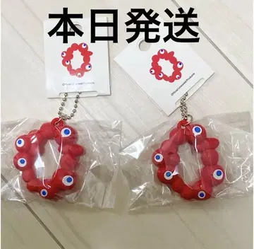 미야쿠미야쿠 엑스포 EXPO PVC 마스코트 로고 마크 키체인 2개