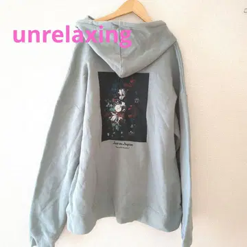 unrelaxing 꽃무늬 프린트 후드티 넉넉한 핏 인기 컬러