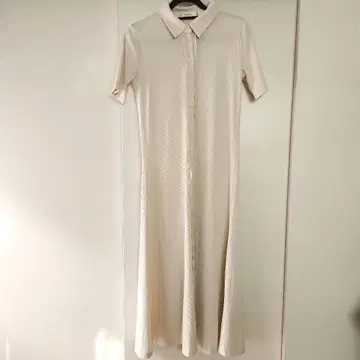 Moussy 아이보리 반팔 원피스