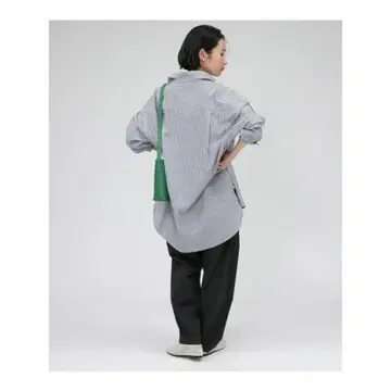 컨디션 최상 바빌론 25SS 린넨 스트라이프 셔츠 오버 사이즈 세탁 가능
