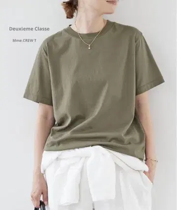 Deuxieme Classe 두지엠 클라세 Mme.CREW 티셔츠