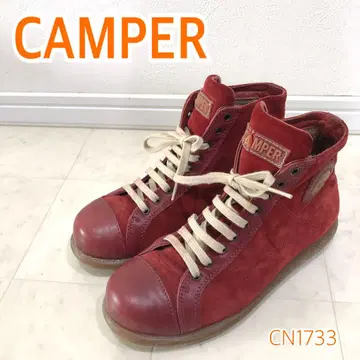 CAMPER 캠퍼 하이컷 여성 신발 스니커즈 레드 계열