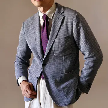 새상품급 Belvest 벨베스트 스트레치 코튼 하운드 투스 자켓 50