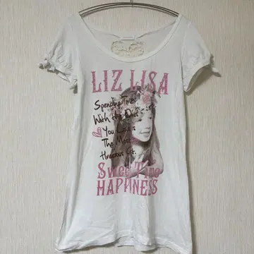 y2k 헤이세이 갸루 LIZLISA 로고 티셔츠