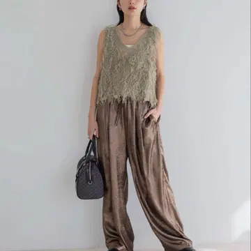 JEANASiS/글리터 이지 팬츠