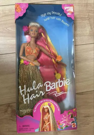 Hula Hair Barbie 훌라 헤어 바비 바비 인형