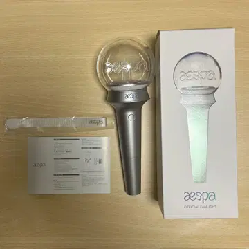 aespa 응원봉 작동 확인 완료