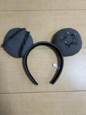 미키 귀 데님 머리띠