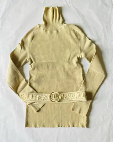90s Jean-Paul GAULTIER archive 하이넥 리브 니트