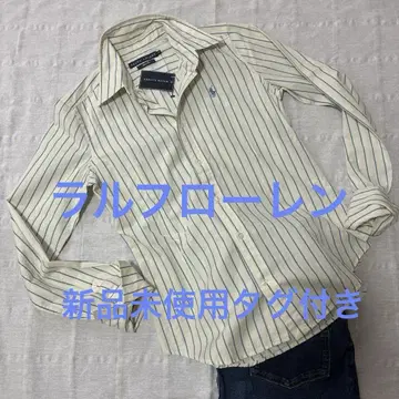 랄프 로렌 RALPH LAUREN 슬림 핏 스트라이프 포니
