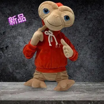 USJ 봉제 인형 E.T 빅 사이즈 유니버셜 인형 빨간색 후드티