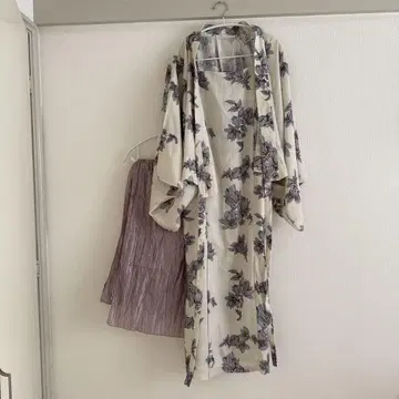 유카타 세퍼레이트 오비 오비 포함 원피스 2WAY 꽃무늬 GRL