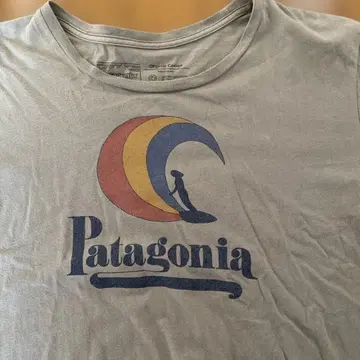 Patagonia 오가닉 코튼 티셔츠 M 그레이 계열