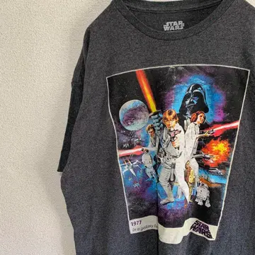 스타워즈 포스터 프린트 티셔츠 XL