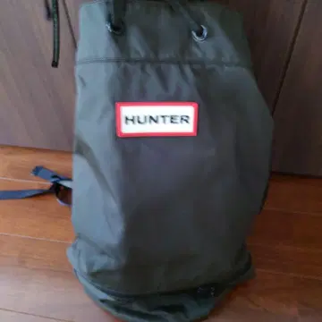 HUNTER 올리브 더플백