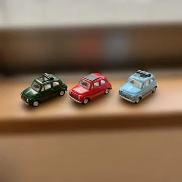 FIAT500 미니카 3대 세트