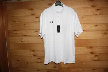 3XL 화이트 언더아머 반팔 피케 셔츠 버튼 다운 1342582 어버이날
