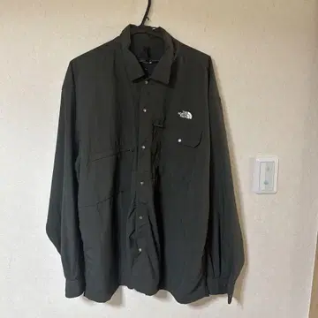 THE NORTH FACE XL 긴팔 셔츠 올리브