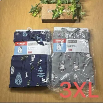 미사용 새상품 3XL 유니클로 무민 리라코 네이비&그레이 스테테코