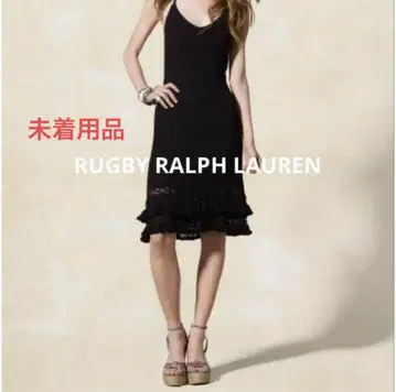 미착용 랄프 로렌 럭비 원피스 블랙 RALPH LAUREN