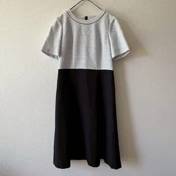 PETIT CARINA 반팔 바이컬러 원피스  예쁜 모노톤  11호