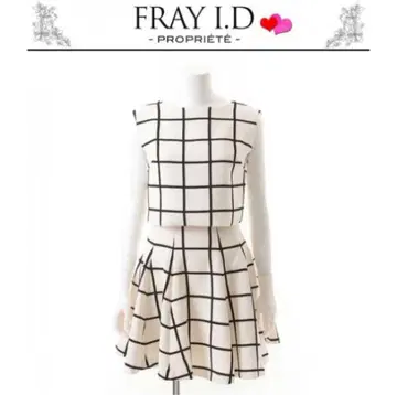 FRAY I.D 모노톤 원피스 사이즈 1 셋업풍