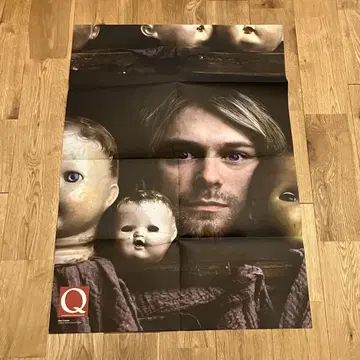 미사용 Kurt Cobain / Thom Yorke Q 양면 포스터