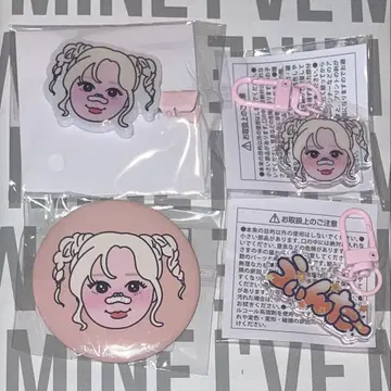 aespa 윈터 트레이딩 카드 랜덤 토이 도쿄돔 캔뱃지 헤어 클립