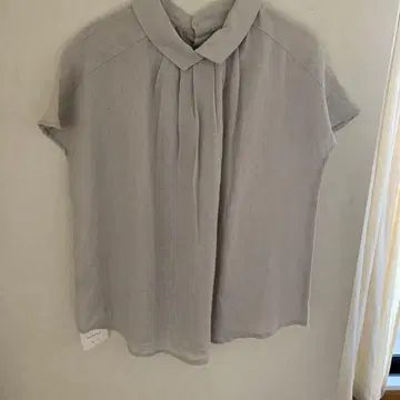 fog linen work 그레이 반팔 셔츠