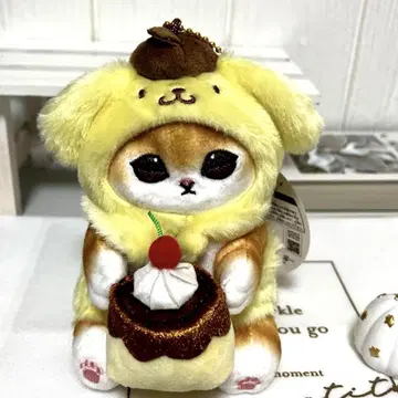 모프 샌드 산리오 캐릭터즈 폼폼푸딩 봉제 인형 마스코트
