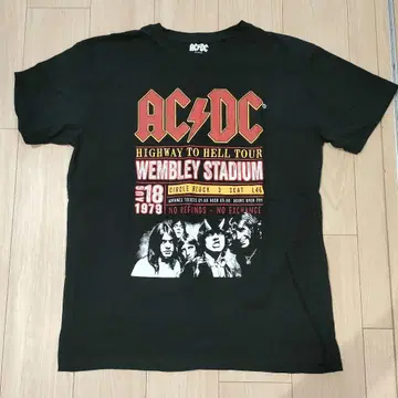 AC/DC 티셔츠 XL 블랙