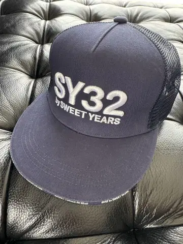 SY32 by SWEET YEARS 네이비 메쉬 캡