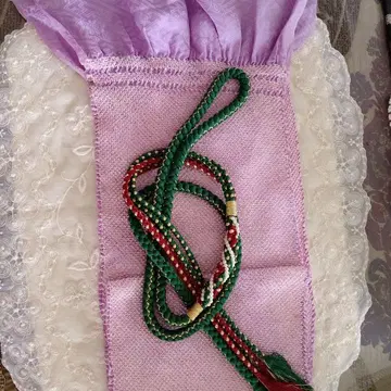 총 짜기 순수 실크, 오비 장식 천, 허리띠