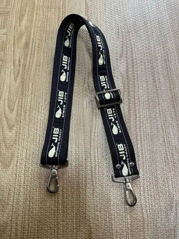 JIB 숄더 벨트 40mm 블랙 무늬 메탈 부품