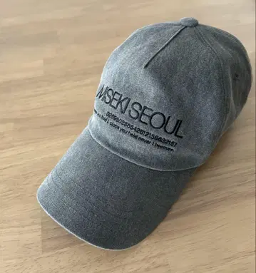 Misekiseoul 차콜 야구 모자 한국