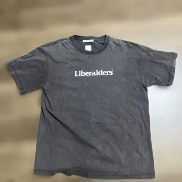Liberaiders 티셔츠 그레이 스미 블랙